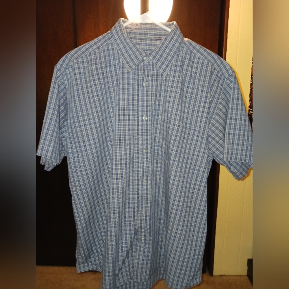 Checkered button down